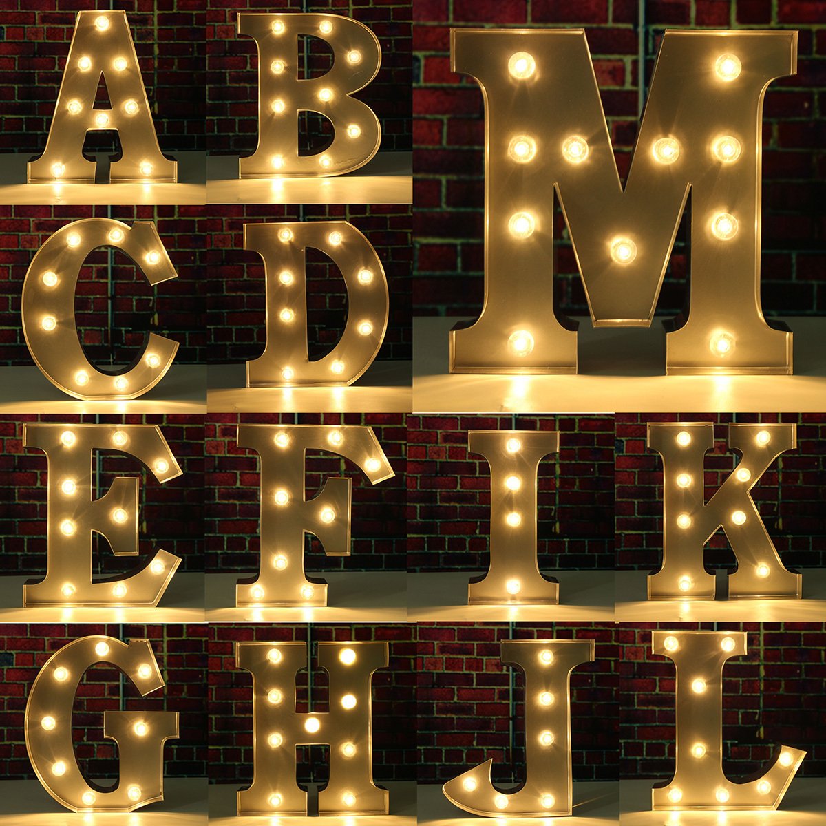 LED Alphabet Letter