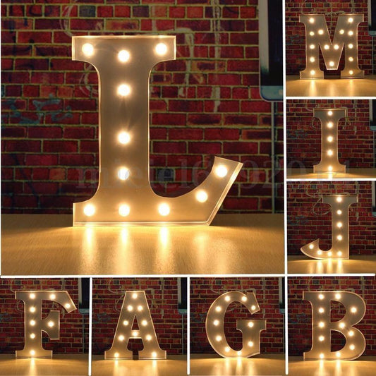 LED Alphabet Letter