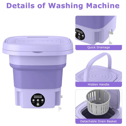 Home.Co- Foldable Mini Washing Machine